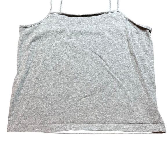 Wild Fabel Lot of 2 Square Neck Crop Spaghetti Strap Tops Gray & White Size XXL - Picture 3 of 5